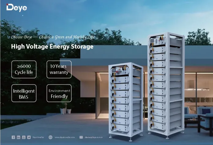 Alering the Future: las soluciones de batería de litio de alto voltaje de Deye para un almacenamiento de energía confiable